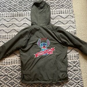 Disney stitch rain jacket